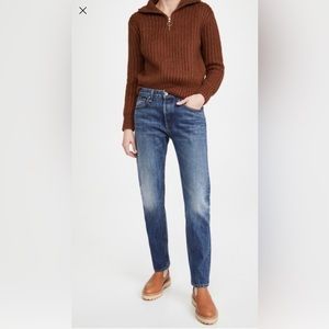 Rag & Bone Blue Medium Wash Midrise Boyfriend 28